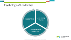 Psychology of Leadership webinar